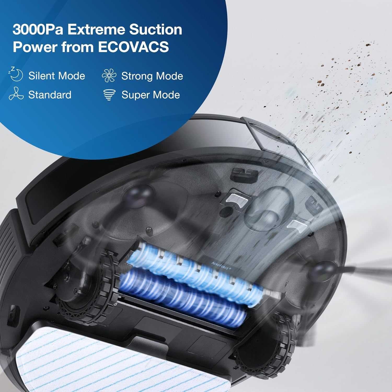 Прахосмукачка робот Ecovacs Deebot T9 AIVI с моп камера/видео 3000Pa