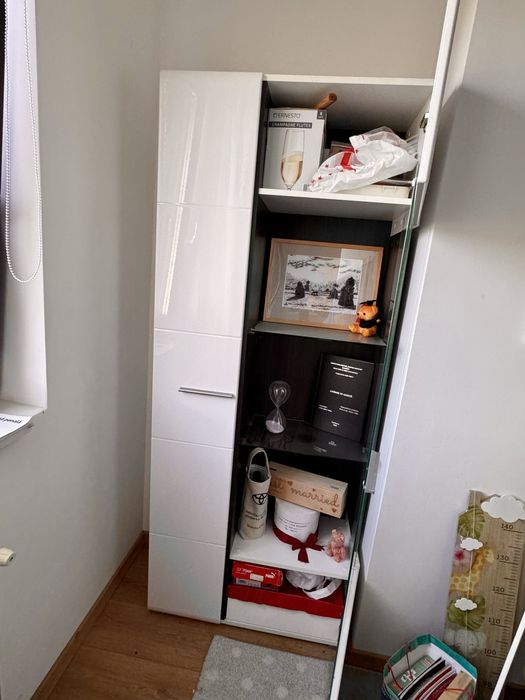 Biblioteca cu vitrina