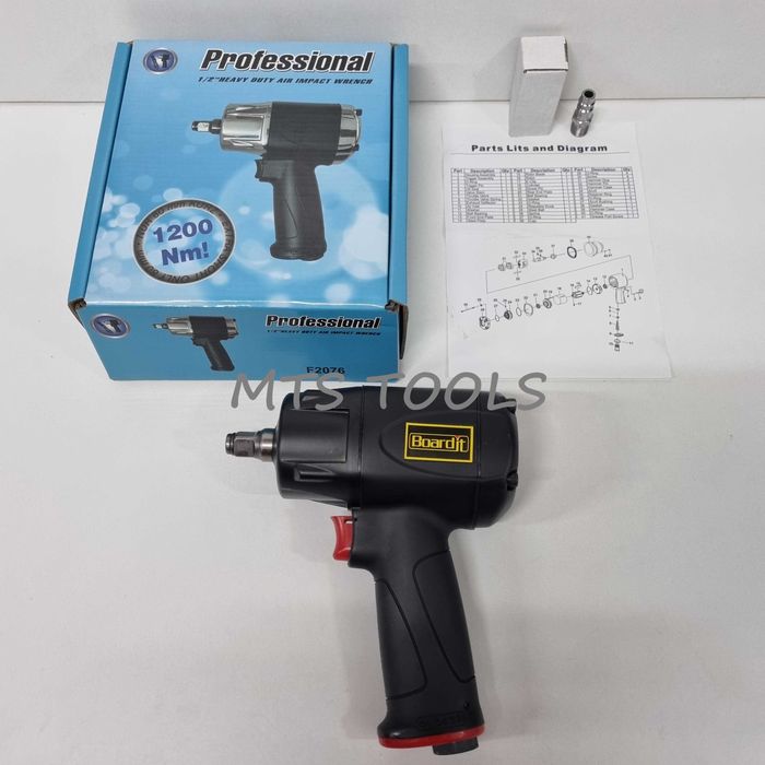 Pistol pneumatic impact 1/2 1200 Nm BoardIT