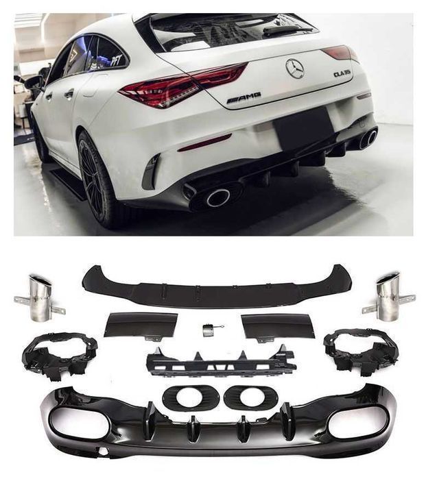 Black Friday Difuzor Bara Spate Mercedes CLA C118 Sedan X118 Shooting