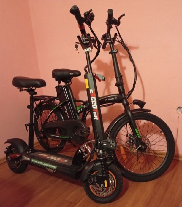 Trotineta și bicicleta electrică
