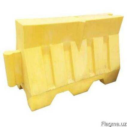 Дорожный пластмассовый бордюр размеры 140х80х35см