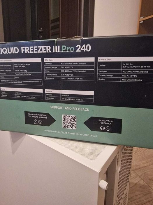 Cooler ARCTIC Liquid Freezer III Pro 240