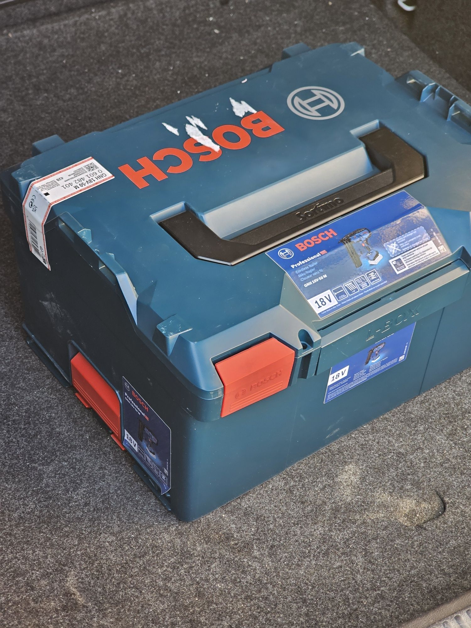Pistol pentru cuie pe acumulator BOSCH Professional GNH 18V-50 M, 18V,