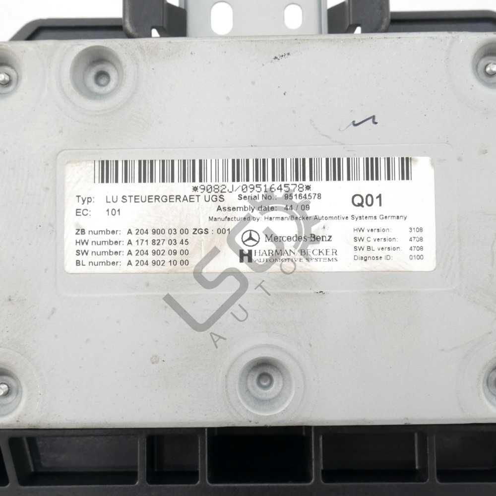 Контрол модул интерфейс Mercedes-Benz E-Class 2009-2016 ID: 133562