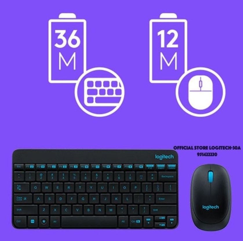 Беспроводной комплект клавиатуры и мышь Logitech MK245 Nano Б.У