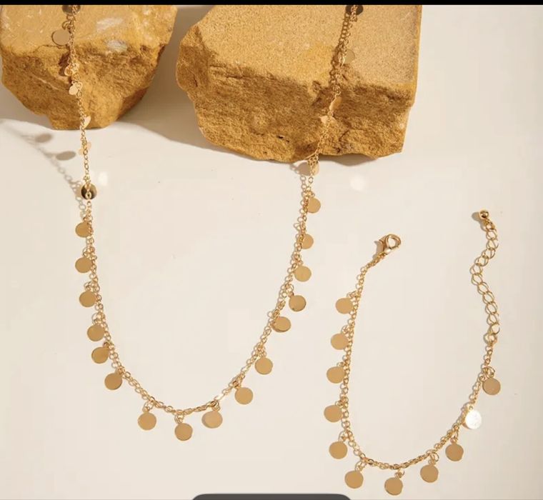 дамско колие и гривна от неръждаема стомана