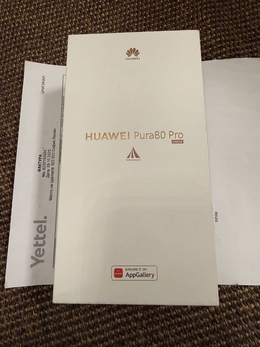 НОВ Huawei Pura 80 Pro 512GB White 36м. ГАРАНЦИЯ