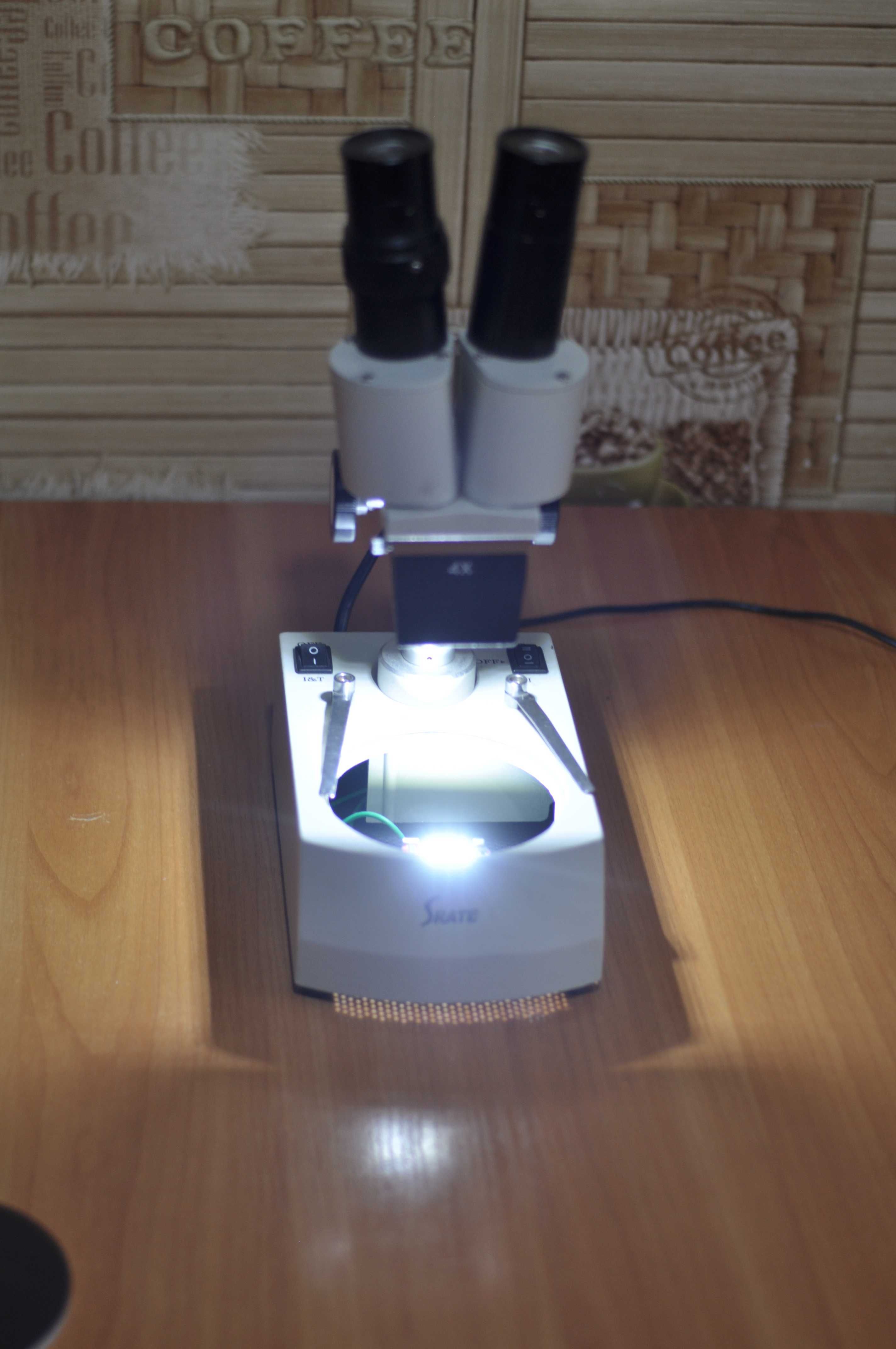 Стереоскопический микроскоп с 2 подсветками, STURMAN XTD-1C. 24x и 40x