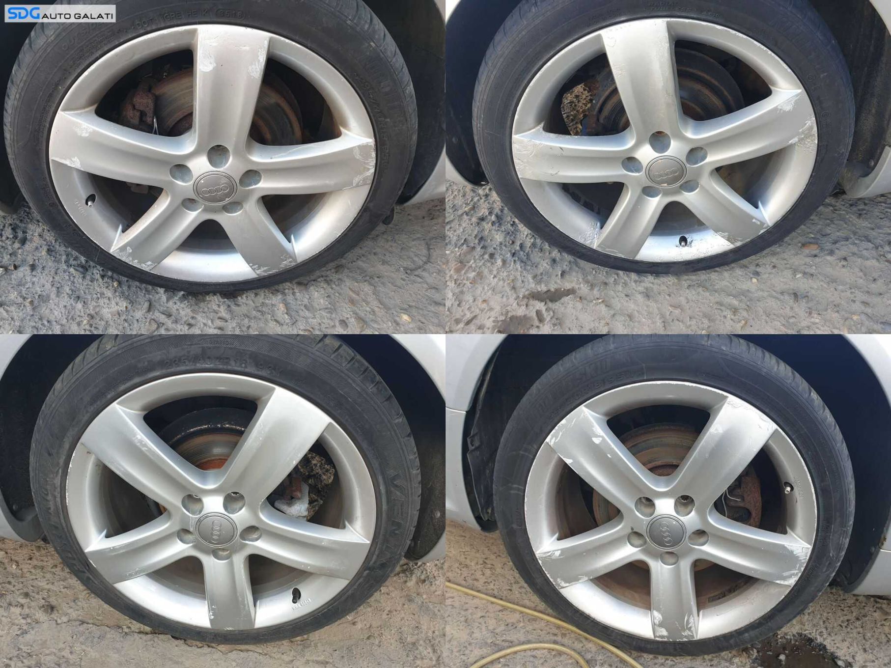 Set 4 Jante Roti Aliaj 235 40 18 R18 5x112 Anvelope Vara Bune Volkswagen Golf 6 2008 - 2014 Cod 8E0071498