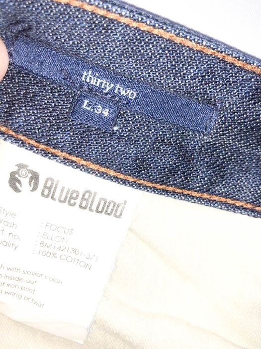 Blugi BLUE BLOOD Jeans Barbati | Marime 32 x 34 (Talie 87 cm) W32