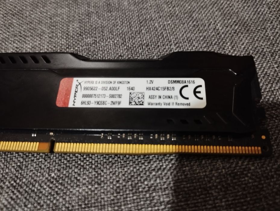 hyperx fury ddr4 8gb 2400mhz