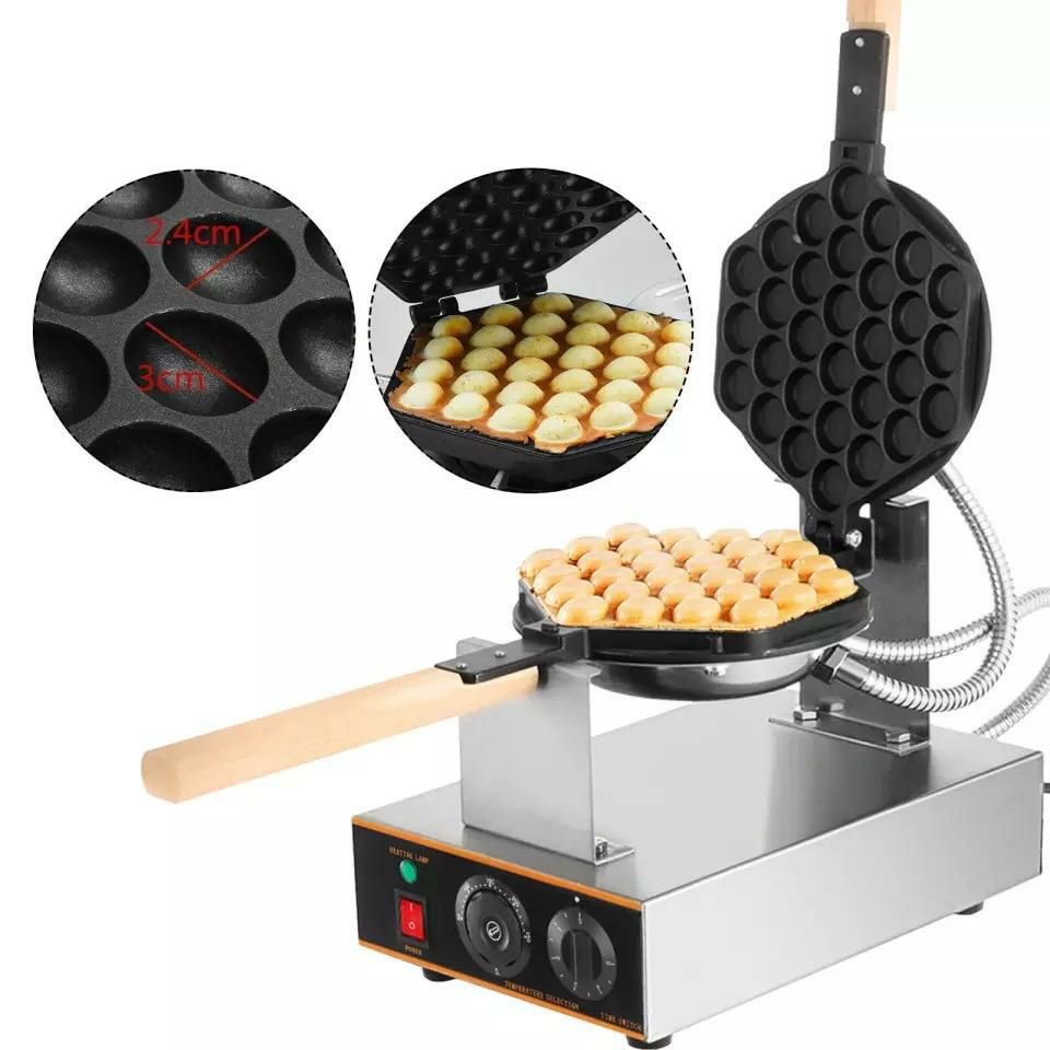 Aparat Bubble Waffle Belgian Waffle wafe Vafe cu Bule