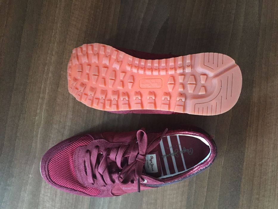 Спортни червени обувки Pepe Jeans London 39 номер