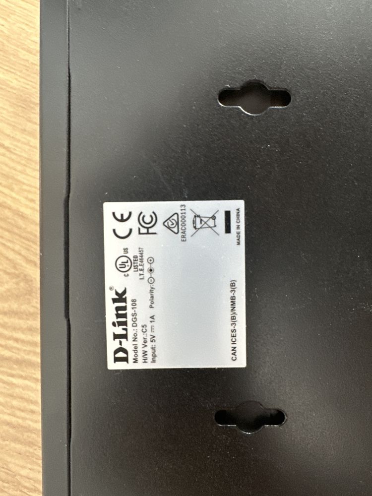 Switch D-Link DLink DGS-108 gigabit 8 port