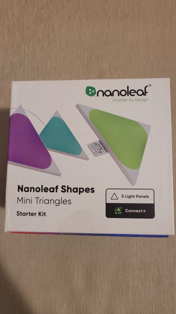 Nanoleaf shapes mini triangles starter kit - 5 panouri NOU