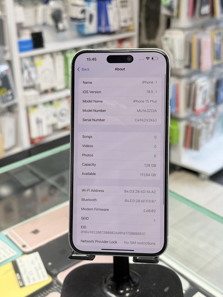 Apple iPhone 15 Plus 128GB Blue