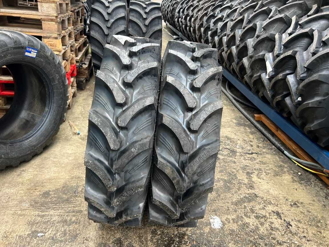 Cauciucuri noi radiale 280/85 R24 pentru tractor fata marca OZKA