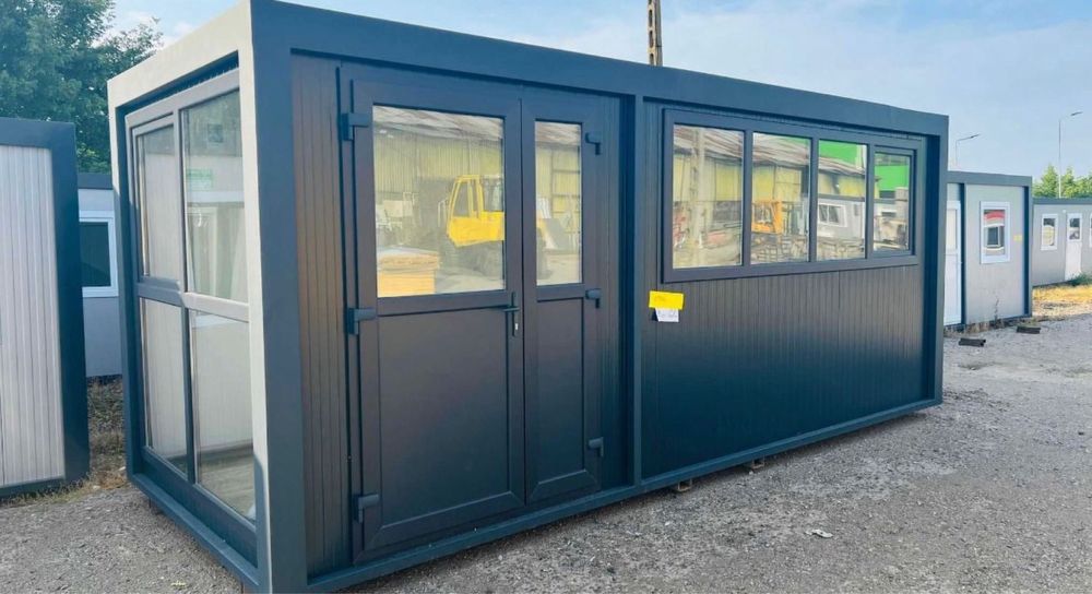 Container birou vestiar sanitar modular paza monobloc imbinate