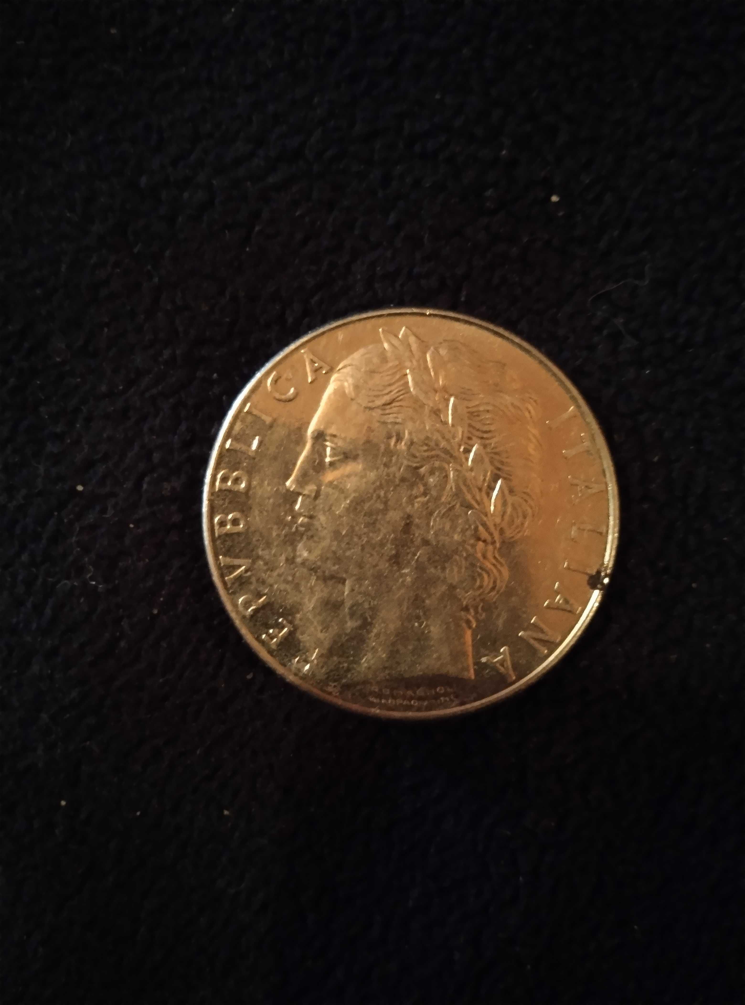 Moneda rară 1979 veche Lire 100 Republica Italiană