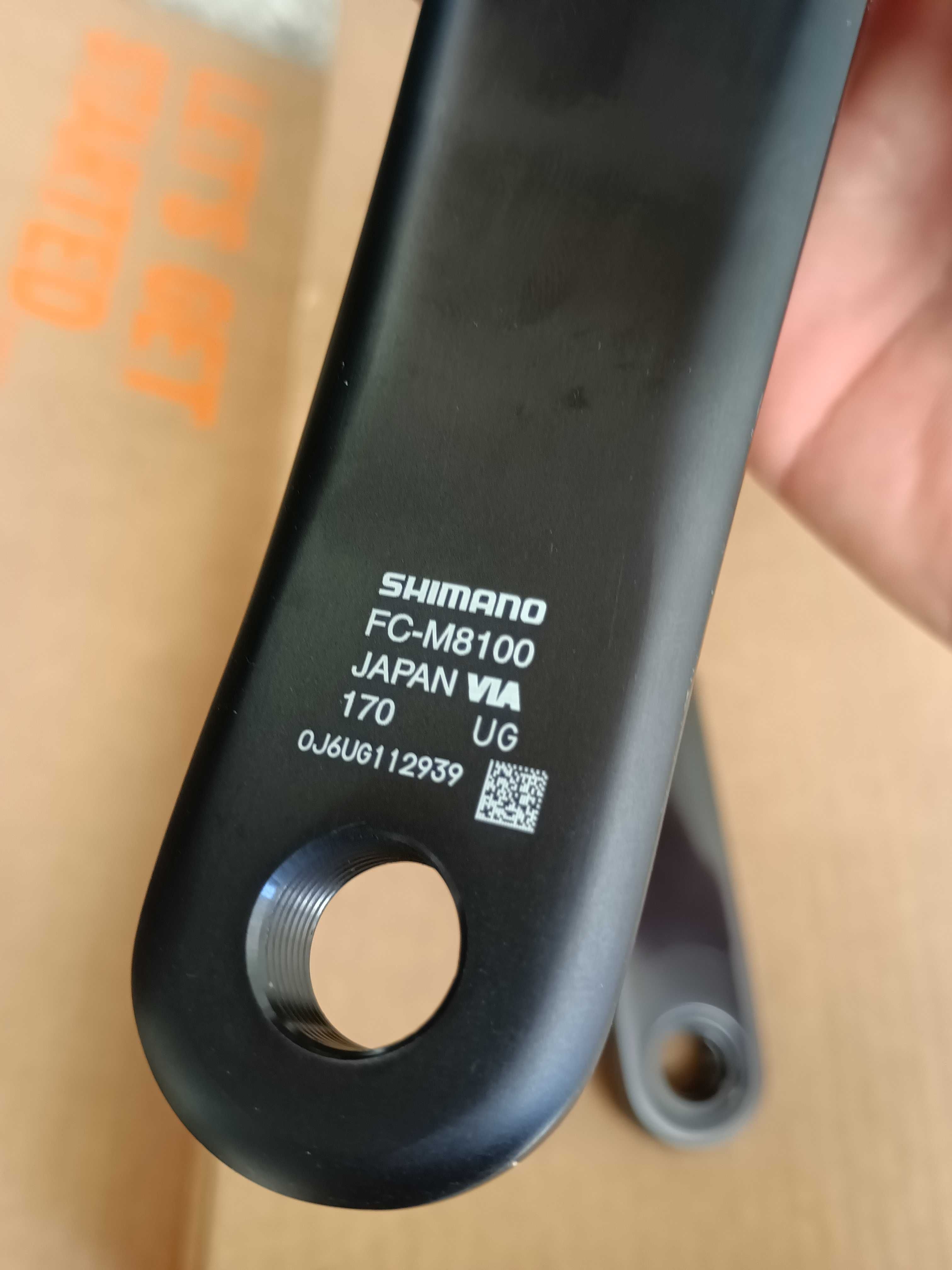 Курбели Shimano Deore XT M8100-10,11,12Sp 170 mm