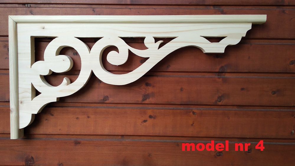 Ornament coltar, consola pt terasa foisor  la imbinare stalp grinda