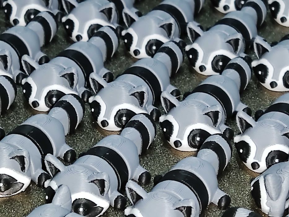 Breloc chei cu animalute articulate, set de 10 buc