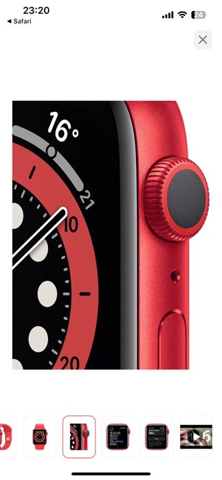 Apple Watch series 6 red