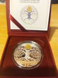 Монеты Казахстана серебро  Древо жизни (777 тенге) KIIZ
ÚI, Юрта