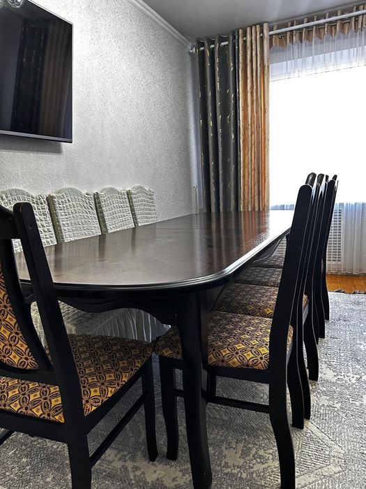 Стол 3 метровый , 12 стулья