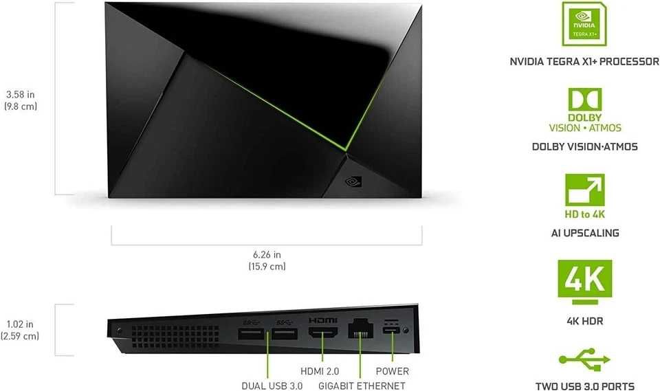 Streamer Nvidia shield PRO Filme Progr tv Top 2025