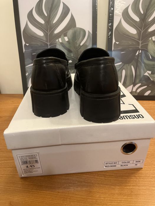 Мокасини от естествена кожа Answear Lab