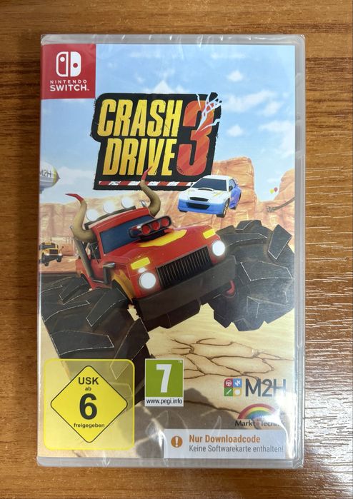 Crash Drive 3 код в кутия за Nintendo Switch
