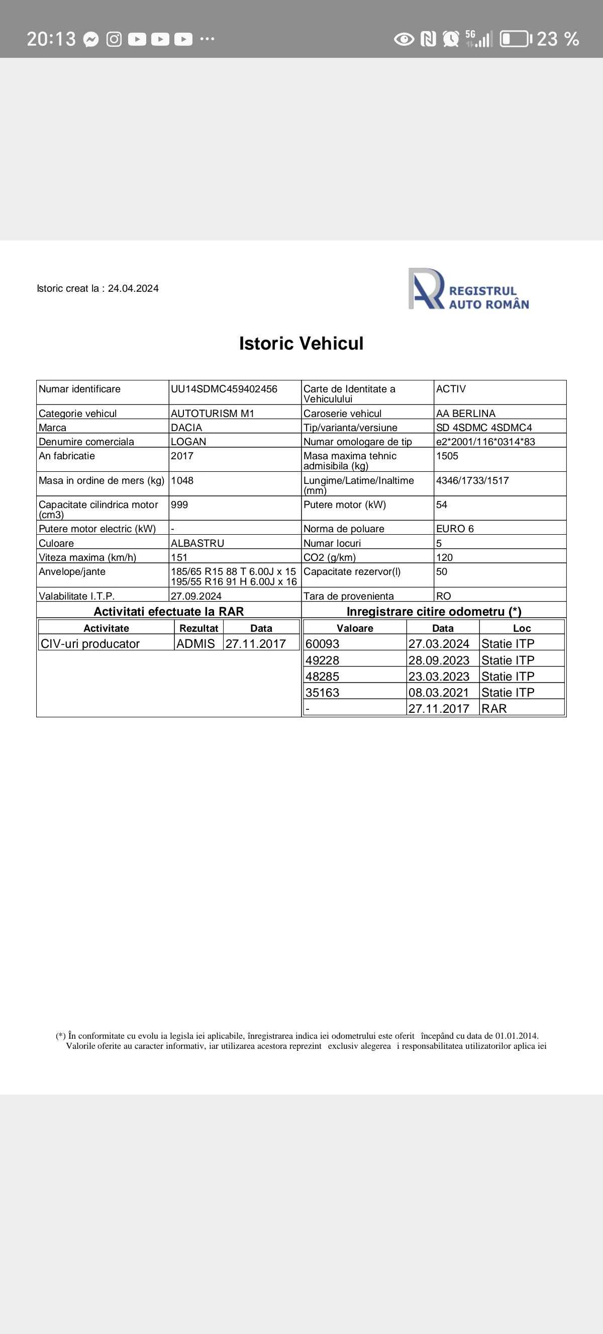 Dacia Logan 2 - 1.0 73hp Negociabil 6.500 euro