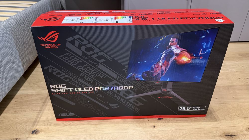 Asus ROG Swift OLED PG27AQDP 480Hz 1440p Нов в гаранция!