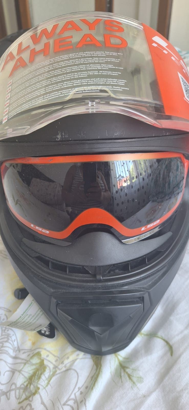 Casca moto,una marimea XL si una marimea S