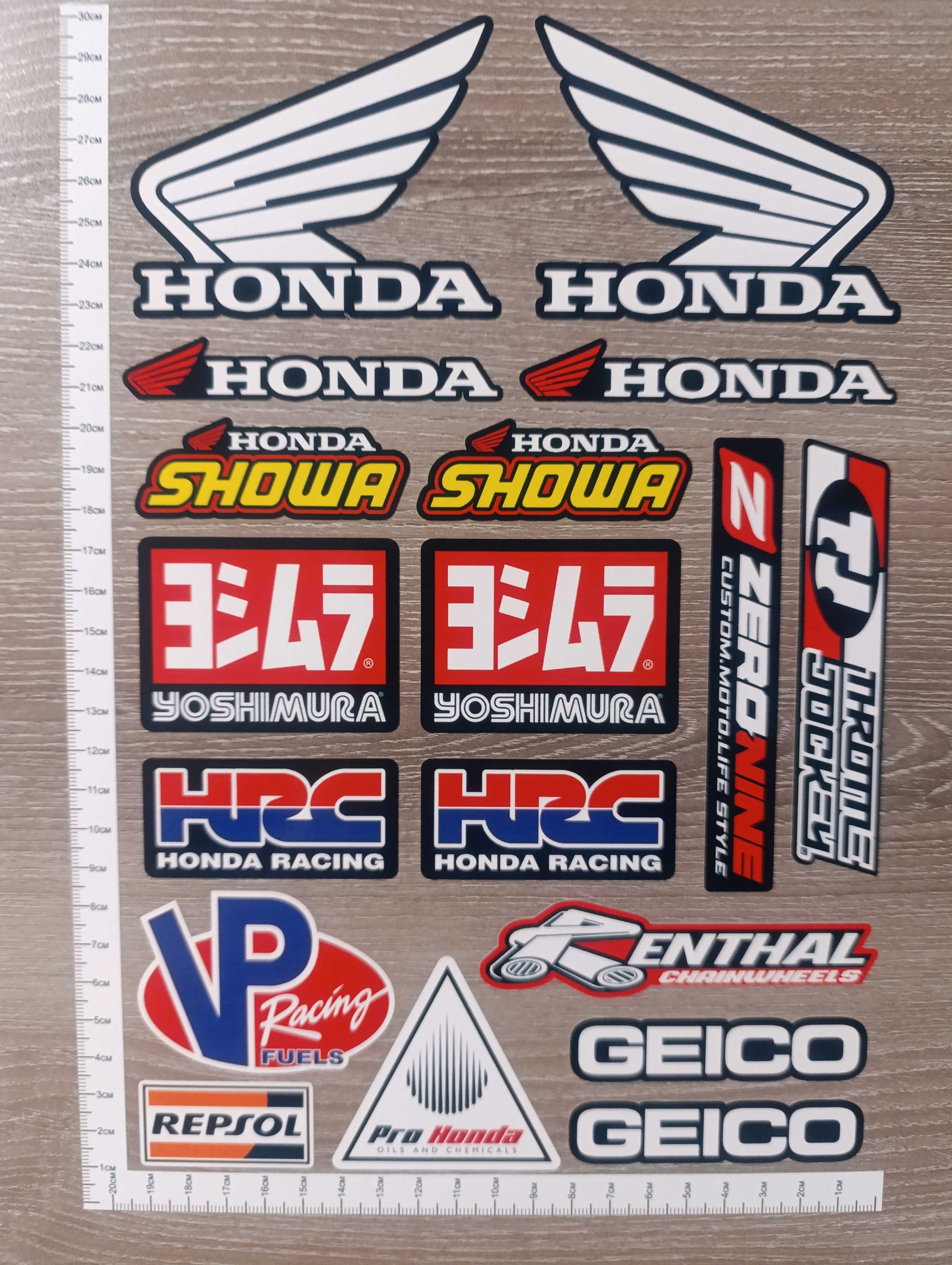 Стикери за ХОНДА Showa Yoshimura HRC Renthal Repsol и др.