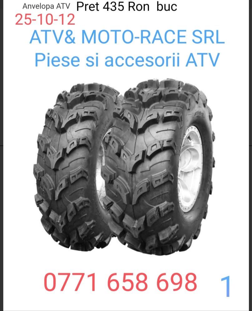 Cauciucuri anvelope atv orice model si dimensiune !