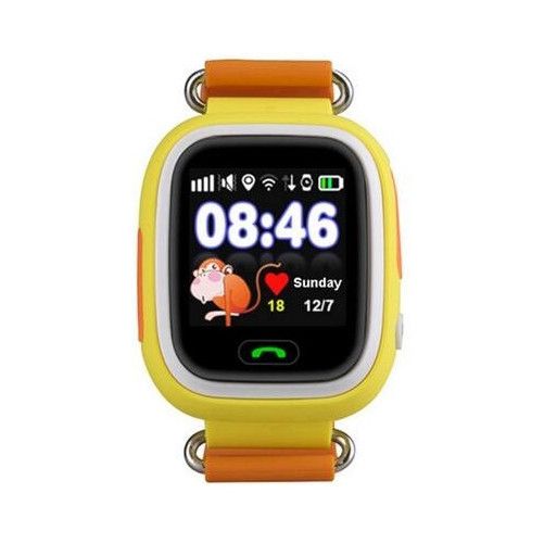Ceas Smartwatch cu GPS Copii iUni Kid100, Portocaliu