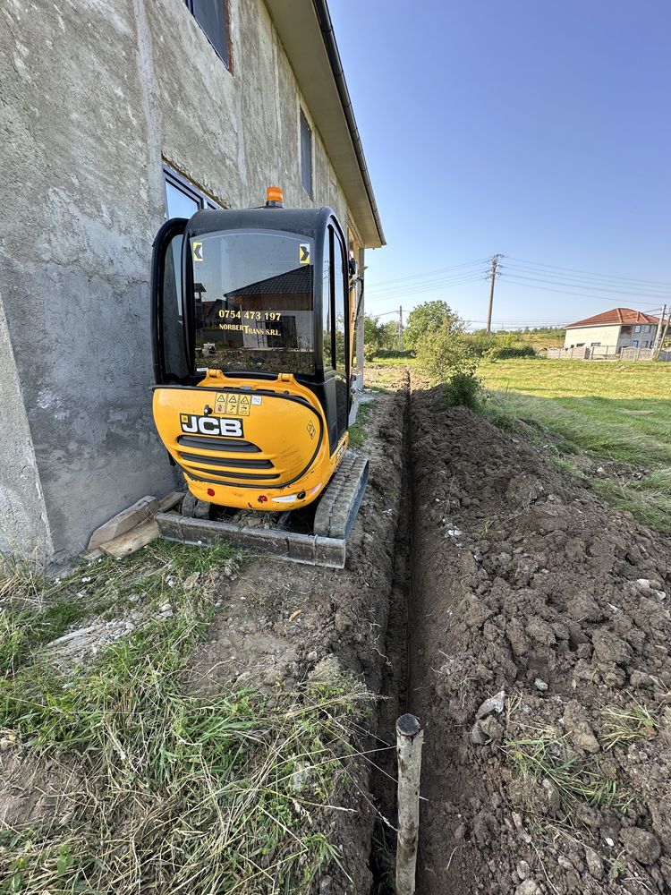Inchirez Miniexcavator si Basculabila Piconat Sapat Nivelat Transport