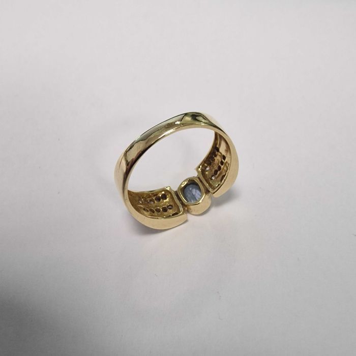 ( B30736.1 / Ag28 Doi Baieti ) Inel Aur 18K - 5.68 grame / 2112 lei