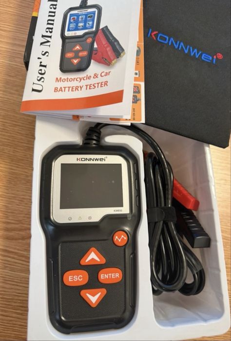 Konnwei kw650 tester acumulator 6v 12 v