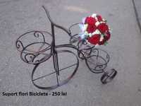 Suport flori bicicleta