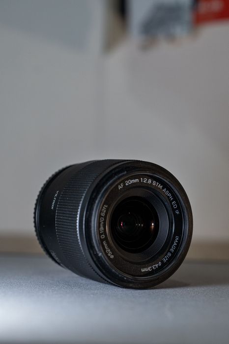 Obiectiv Viltrox 20mm f/2.8–stare impecabilă + filtru UV K&F Concept