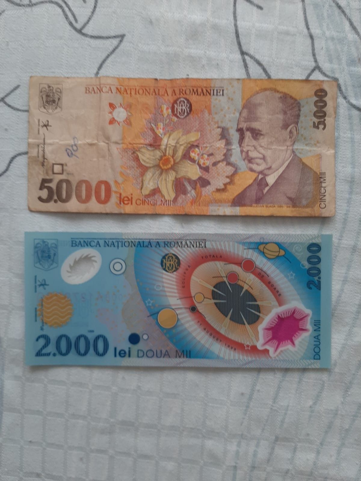 Vând bancnote Lucian Blaga și Eclipsa