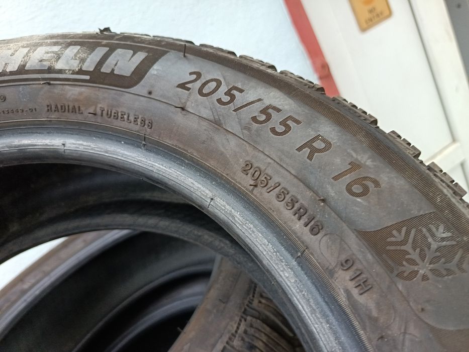 Anvelope MS iarna 205 55 16 Michelin 2022 6.5-7mm