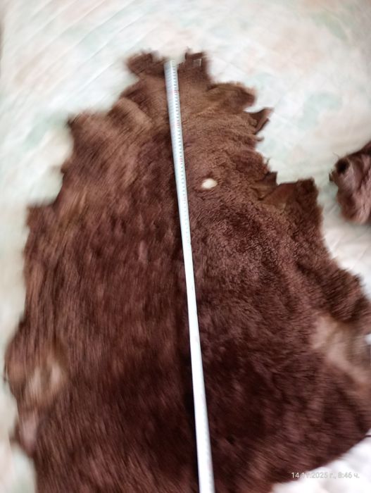 Обработени агнешки кожи