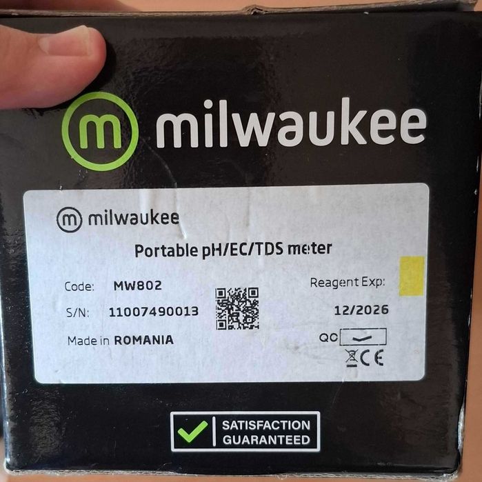 Milwaukee MW802 Pro Протативен pH/EC/TDS Измервателен уред на вода
