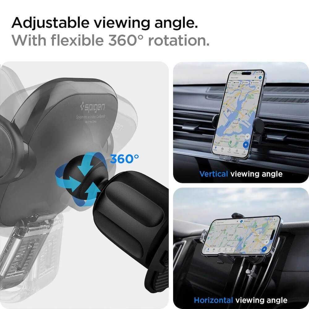 Spigen OneTap Universal Air Vent Car Mount - поставка за смартфони