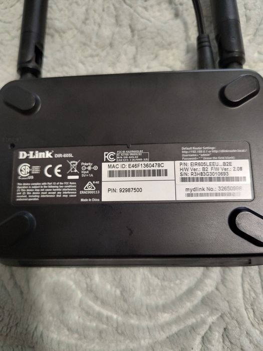 Router Wireless N300 D-Link DIR-605L